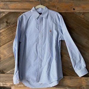 oxford style polo button up